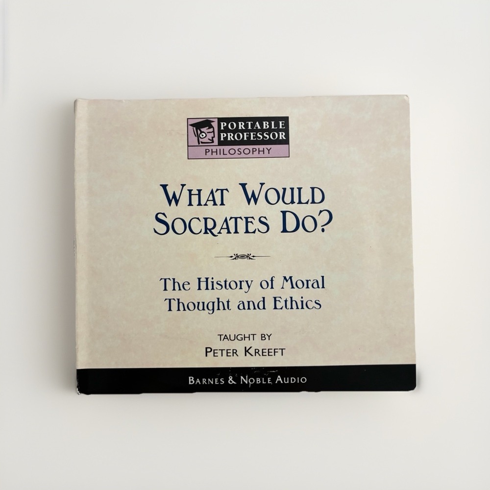 What Would Socrates Do History of Moral Thought Ethics - CDs/Book- Portable Prof